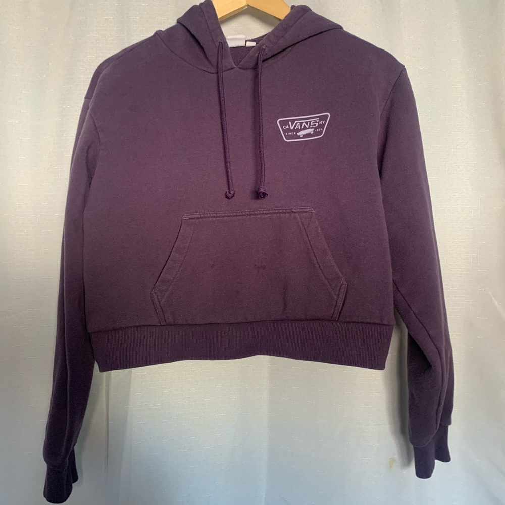 Cropped vans ladies hoodie